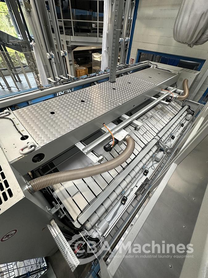 Used 2023 Kannegiesser Ironing Line Steam GZ-A 01+2 + EMA 40-01+2-2/4-1/2 + HPM-II 3 roll x 1200 x 4000mm + SFM-E 40(42)-1/2-3-KR3-R-ISP6 (1053-1054-1055-1056)