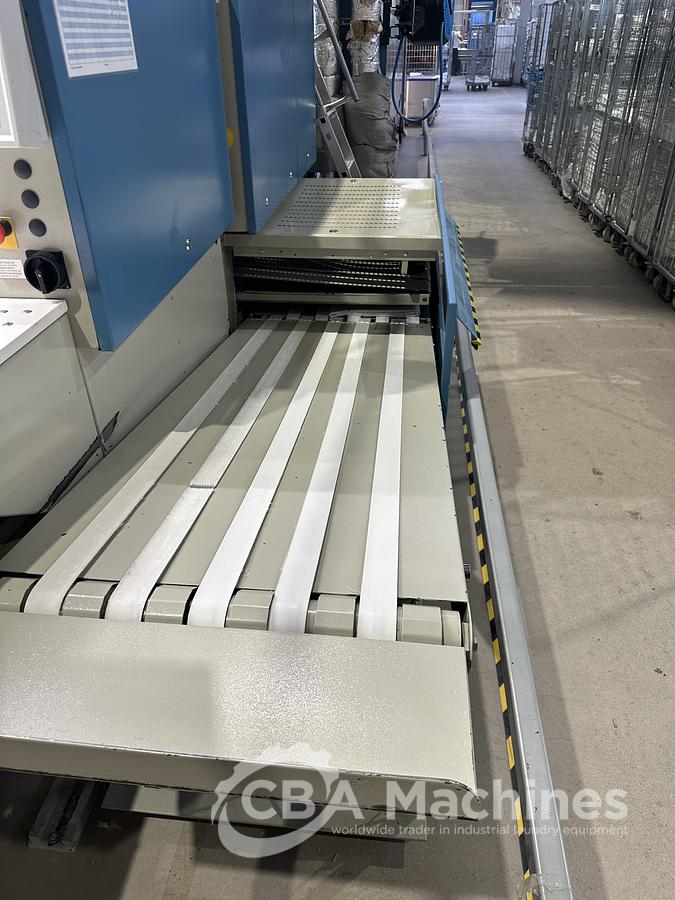 Used 2014 Kannegiesser 3x1200x3500 Ironing Line Steam 1-2-4 lanes