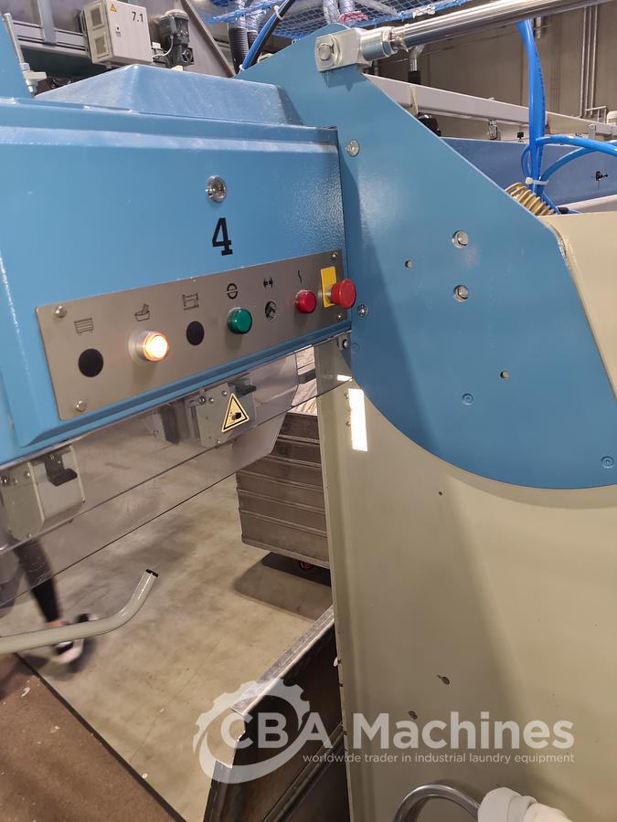 Used Ironing line Kannegiesser 2 roll 1200 x 3000mm steam year 2005/1997