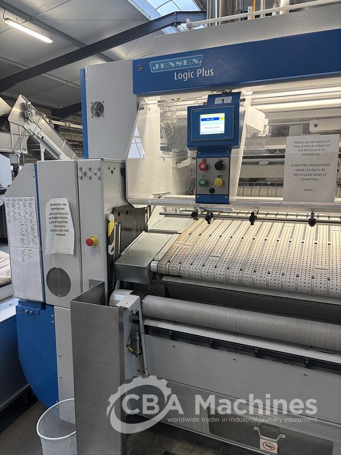 Used 2021 Jensen Ironing Line 2x1200x3500mm GAS - Logic Plus - Kalor - Classic - 4x Concorde
