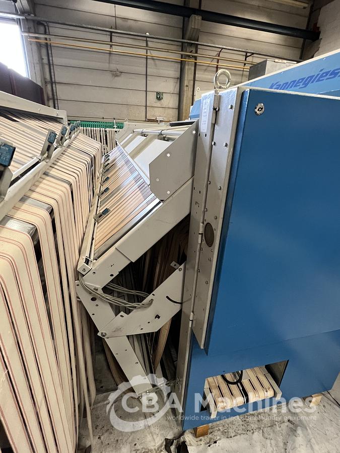 Used 2005 Jensen / Lapauw Ironing Line 2x1200x4000mm Steam for Small Pieces