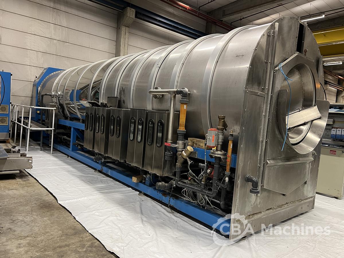 Usato TRANSFERON 13x50kg SISTEMA COMPLETO TUNNEL ANNO 2010 con Pressa + Navetta + 2 Essiccatoi a gas + 1 Essiccatore per pezzi+ Nastro di carico