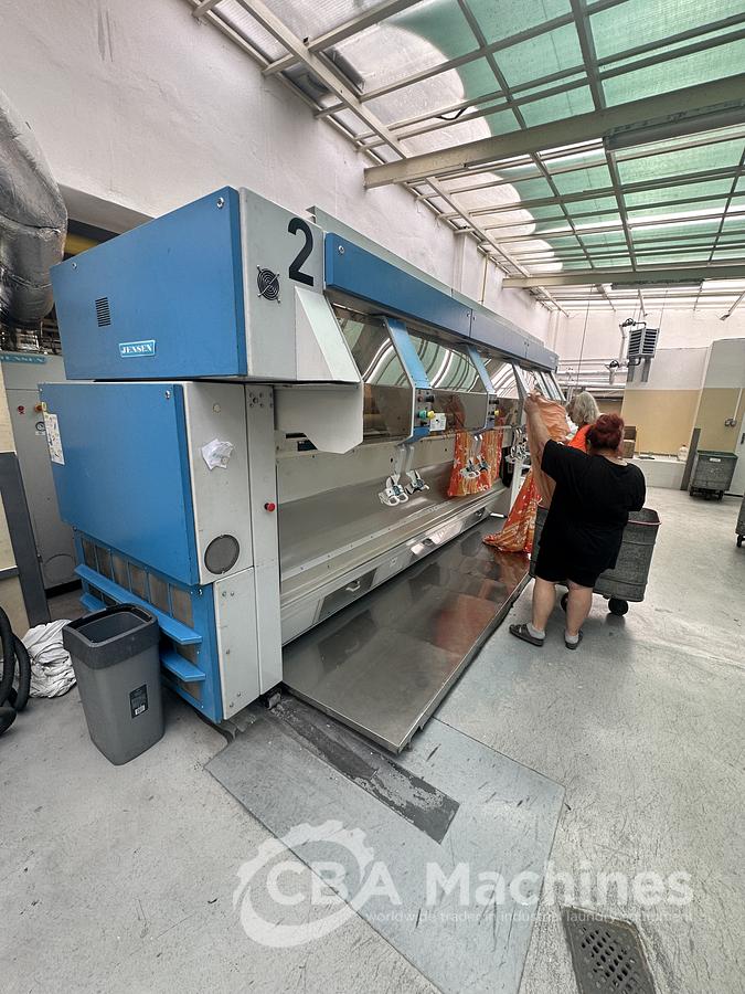 Used 2010 Jensen Ironing Line Logic Plus - Jenroll EXPG 2x1200x3500mm GAS - Classic Folder