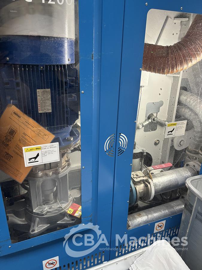 Used 2021 Jensen Ironing Line 2x1200x3500mm GAS - Logic Plus - Kalor - Classic - 4x Concorde