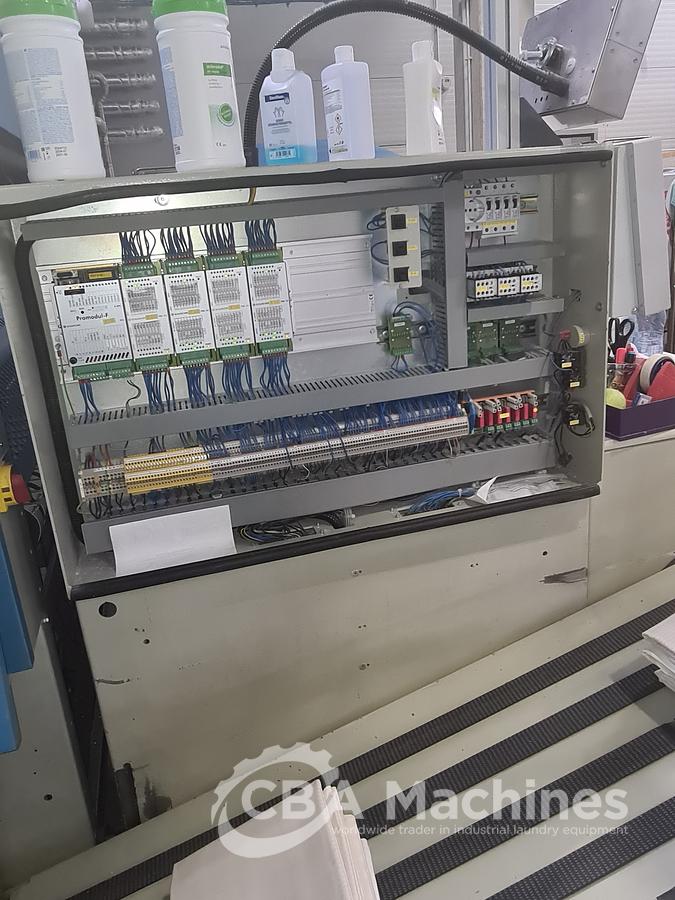 Used Ironing line Kannegiesser 2 roll 1200 x 3000mm steam year 2005/1997