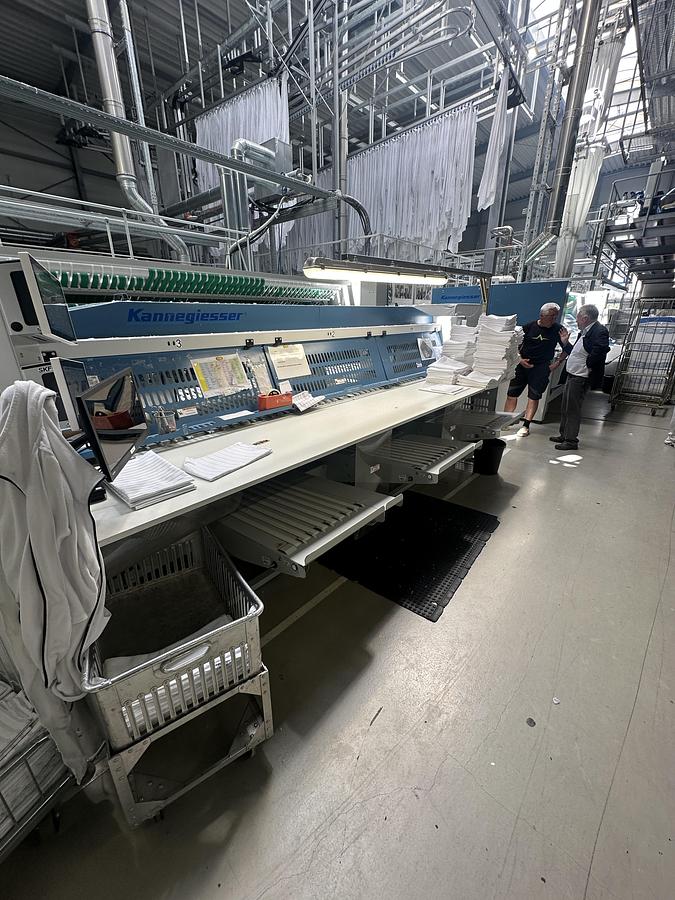 Used 2020 Folder Kannegiesser SKF 3500mm 3 lanes Small Piece Folder-Stacker