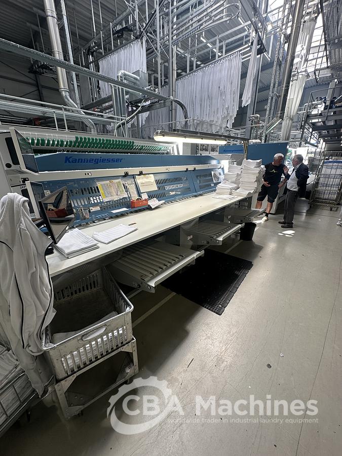 Used 2020 Folder Kannegiesser SKF 3500mm 3 lanes Small Piece Folder-Stacker