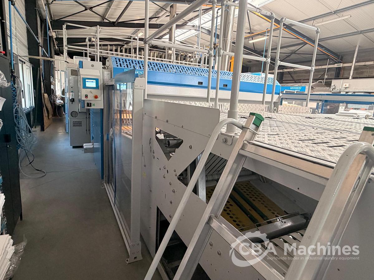 Used 2021 Jensen Ironing Line 2x1200x3500mm GAS - Logic Plus - Kalor - Classic - 4x Concorde