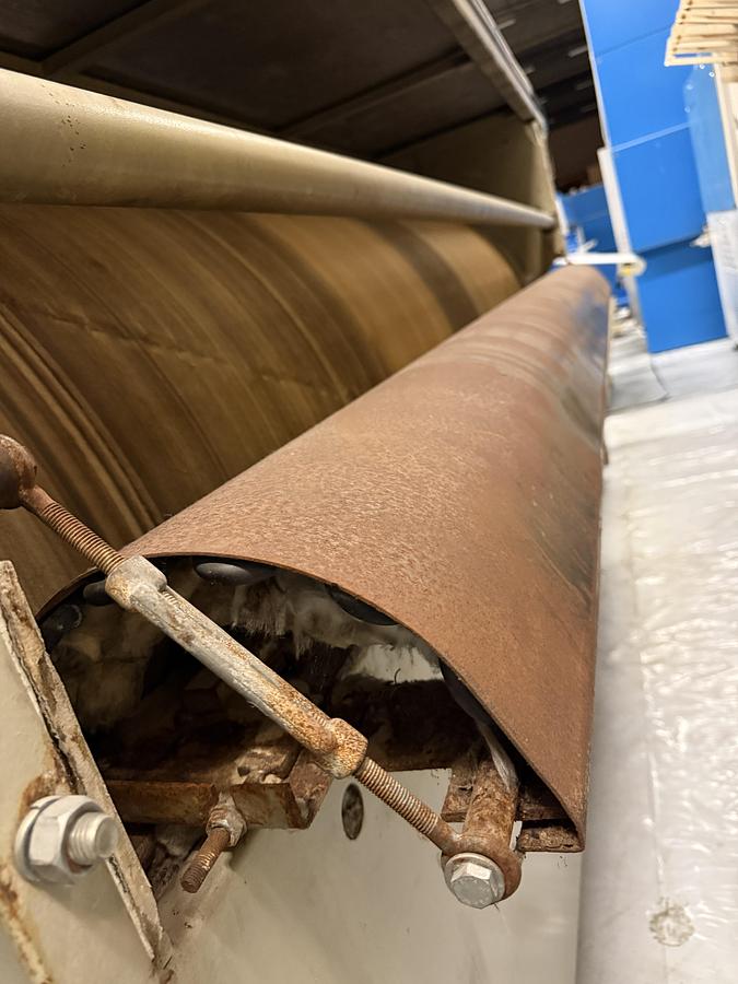 Used 1995 Ironer Kannegiesser HLM 2 roll 1200 x 3300mm Steam (895)