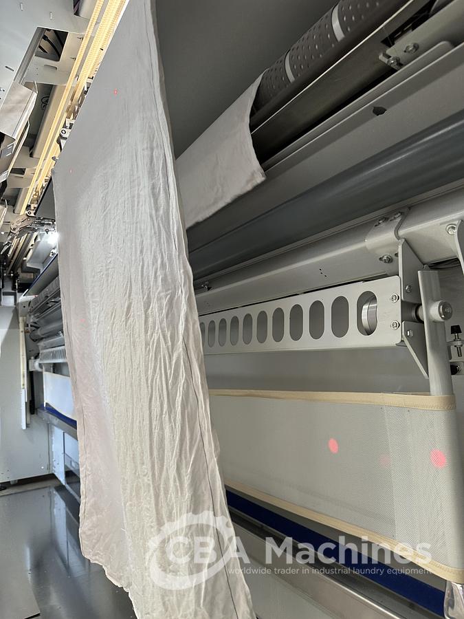 Used 2023 Kannegiesser Ironing line EMQ synchro pro 40-01+2-4/4-1/2 (1033) + HighPower HPM 3x1200x4000mm (1034) + SFM-E 40(42)-1/2-3-KR3-R-ISP4 (1035)