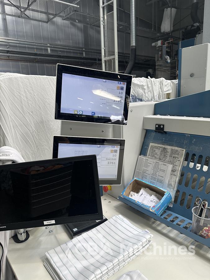 Used 2020 Folder Kannegiesser SKF 3500mm 3 lanes Small Piece Folder-Stacker