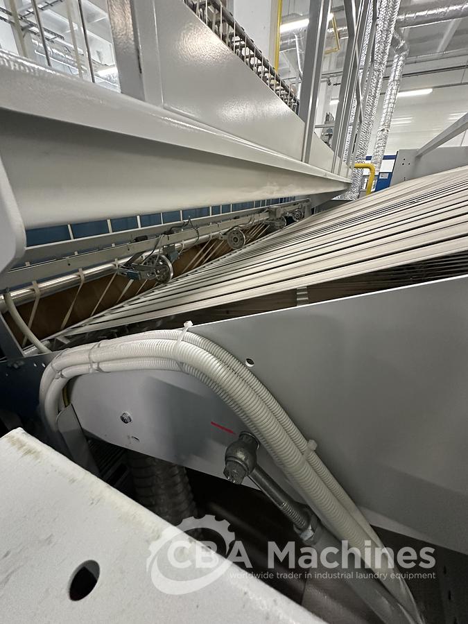 Used 2020 Ironing Line Kannegiesser 2 roll 1200x3500mm GAS - EMQ Synchro + HPM-II GAS + SFM.II 1-2-4 lanes