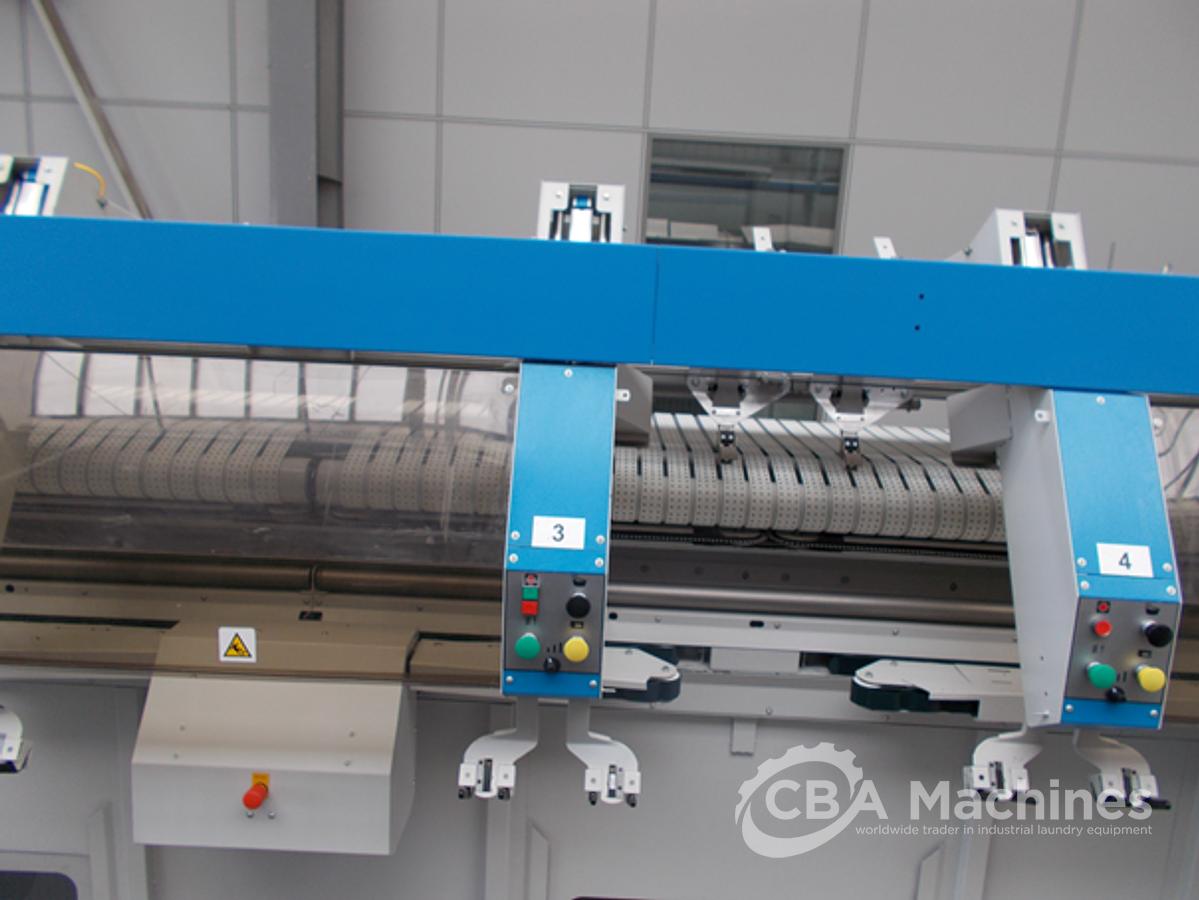 Used Complete Ironing Line Jensen – Lapauw 2 roll 1600 x 4000mm STEAM