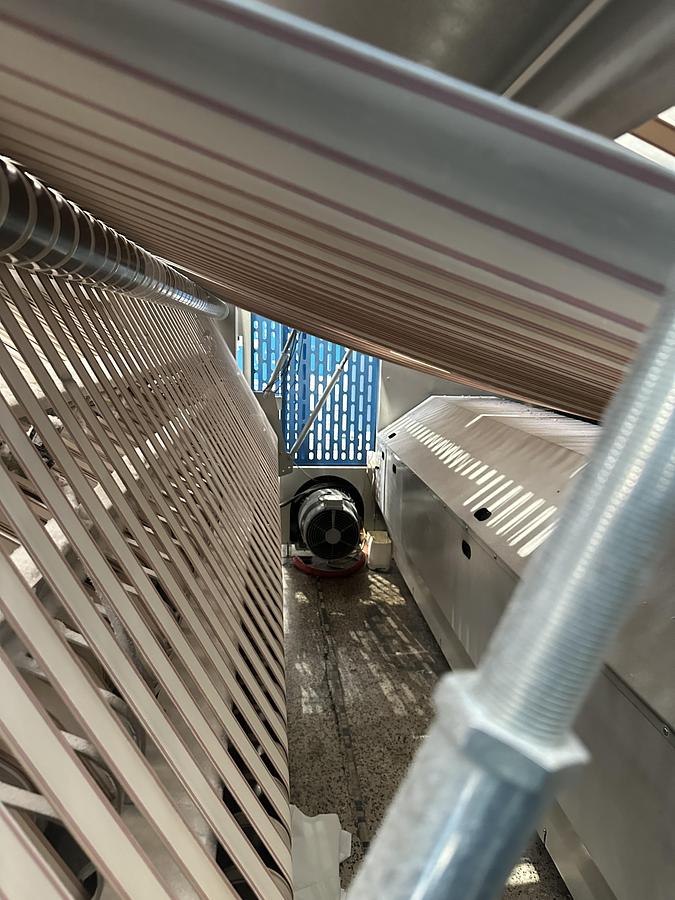 Used 2010 Jensen Ironing Line Logic Plus - Jenroll EXPG 2x1200x3500mm GAS - Classic Folder