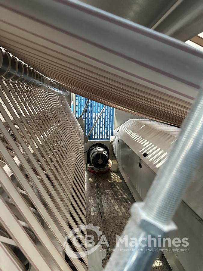 Used 2010 Jensen Ironing Line Logic Plus - Jenroll EXPG 2x1200x3500mm GAS - Classic Folder