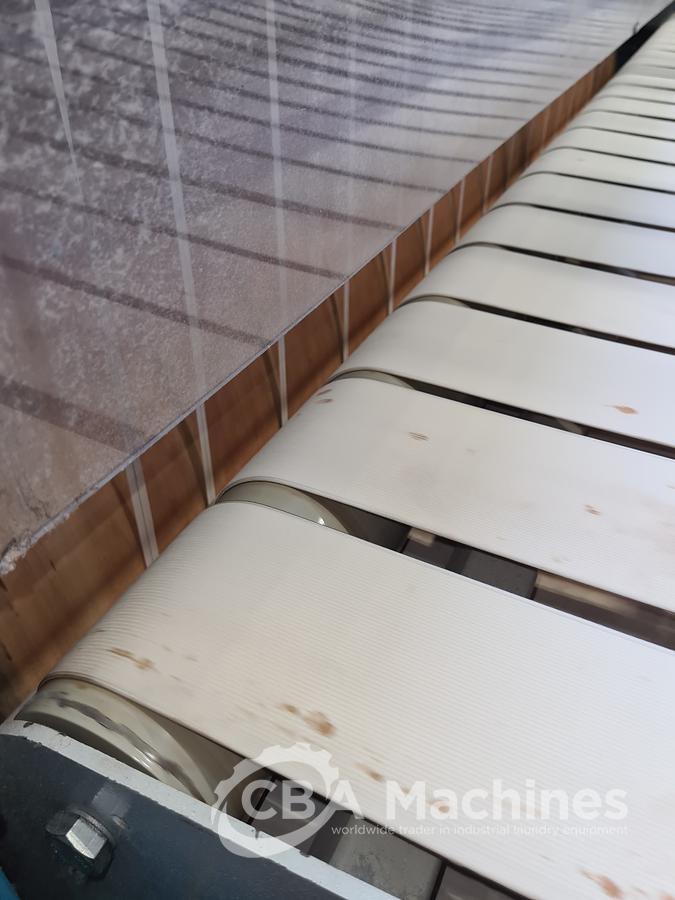 Used Ironing line Kannegiesser 2 roll 1200 x 3000mm steam year 2005/1997