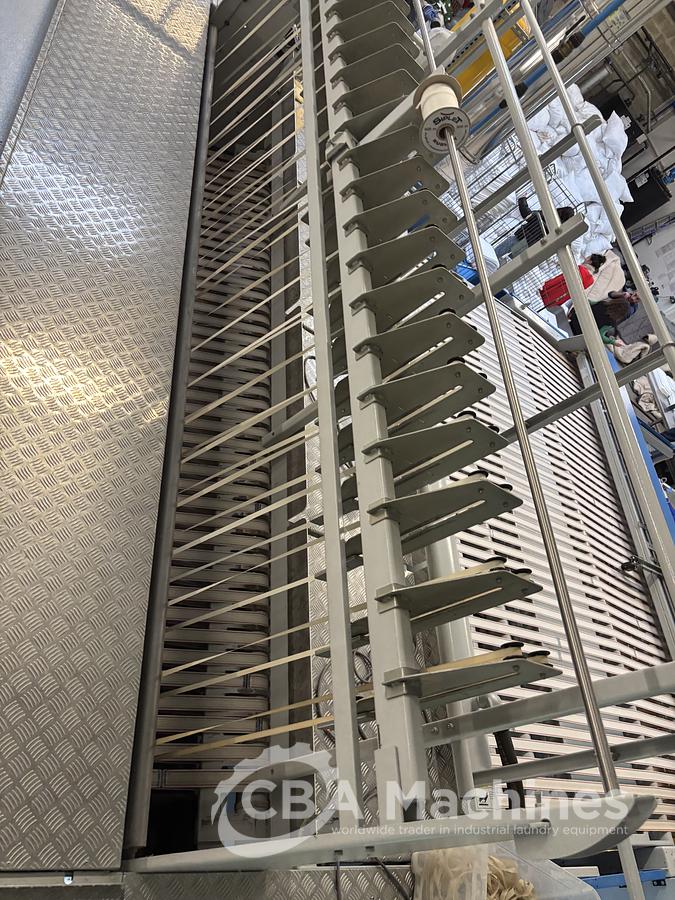 Used 2021 Jensen Ironing Line 2x1200x3500mm GAS - Logic Plus - Kalor - Classic - 4x Concorde