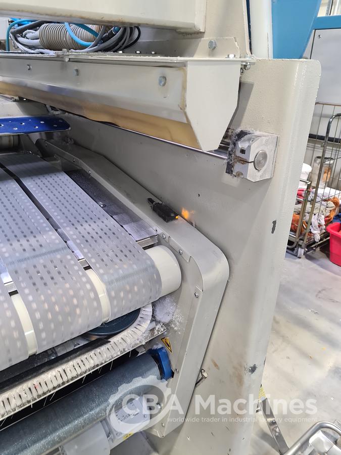 Used Ironing line Kannegiesser 2 roll 1200 x 3000mm steam year 2005/1997