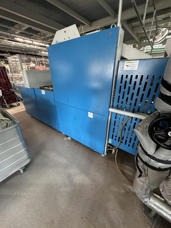 Used 2004 Jensen Ironing Line 4 lanes 2x1200x3300mm STEAM