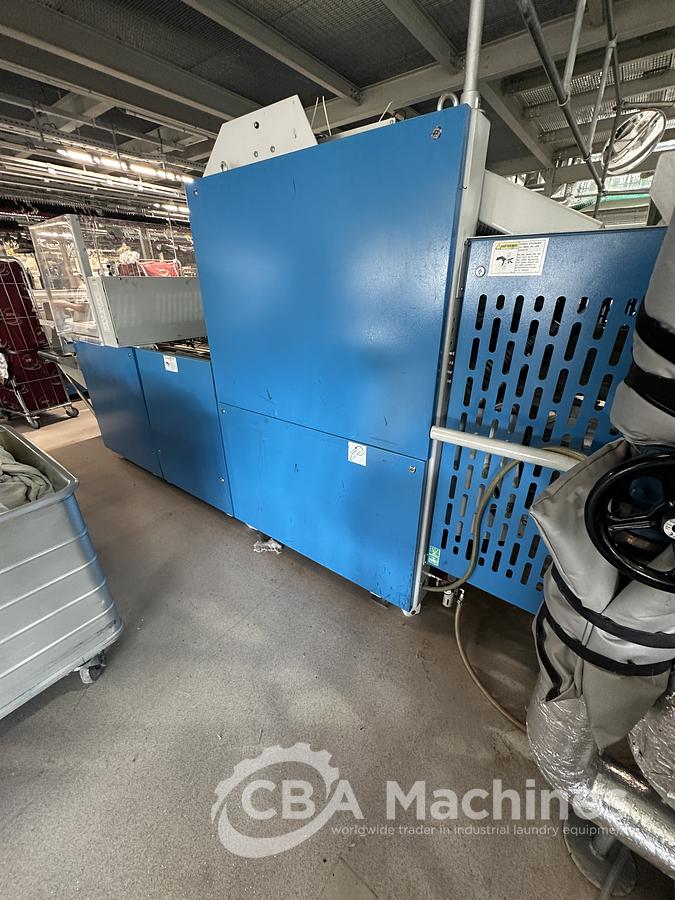 Used 2004 Jensen Ironing Line 4 lanes 2x1200x3300mm STEAM