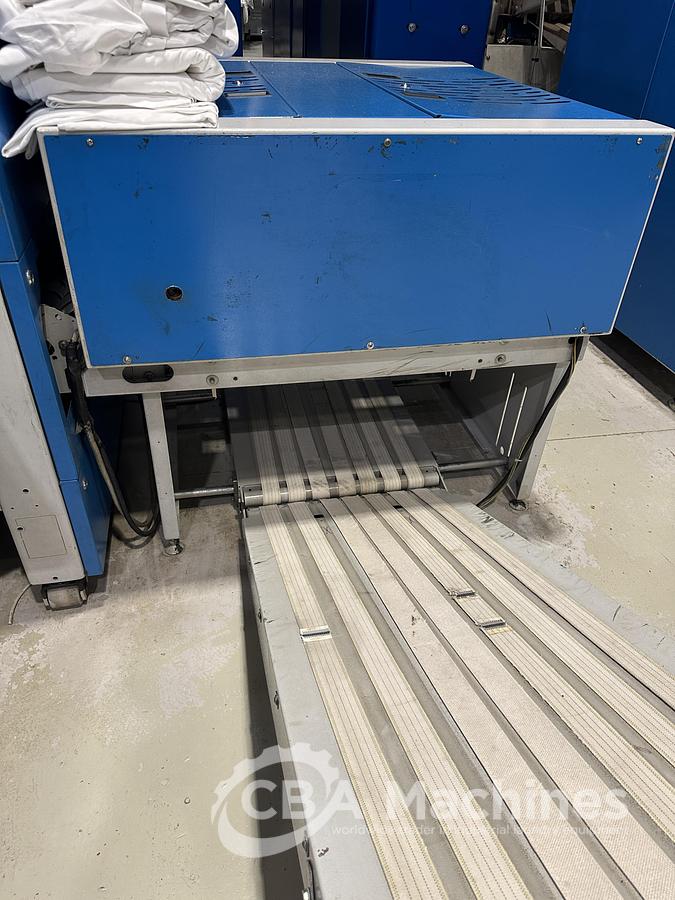 Used 2012 Ironing Line Gas Jensen/Lapauw Jenfeed Logic Plus + 2C1/1601/33G + Jenfold Classic (1076-1077-1078)