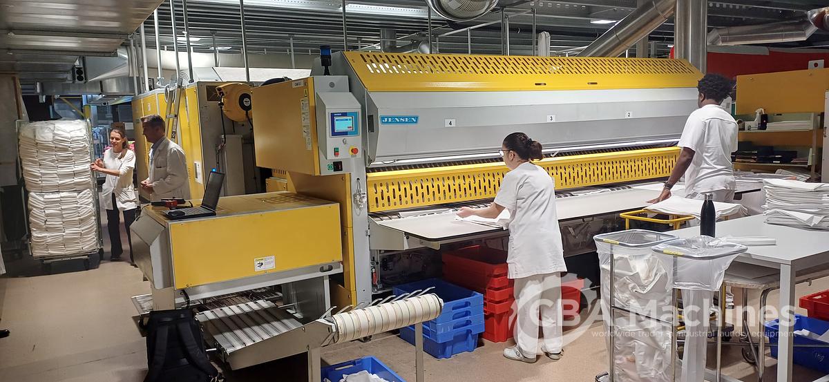 Used 2008 Jensen GAS Ironing Line 1 roll 2000x3500mm