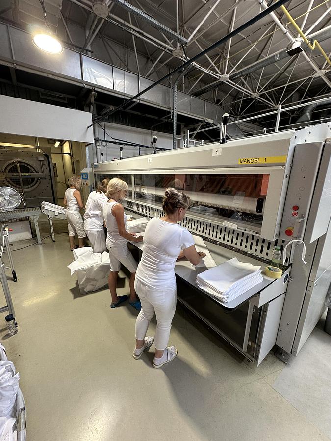 Used 2018 Jensen Ironing Line EXPG 2x1200x4000mm GAS - Logic Plus - Universal