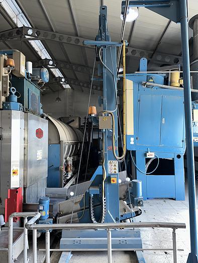 Used Complete Milnor 8 x 50kg CBW tunnel system year 2010 / 2018