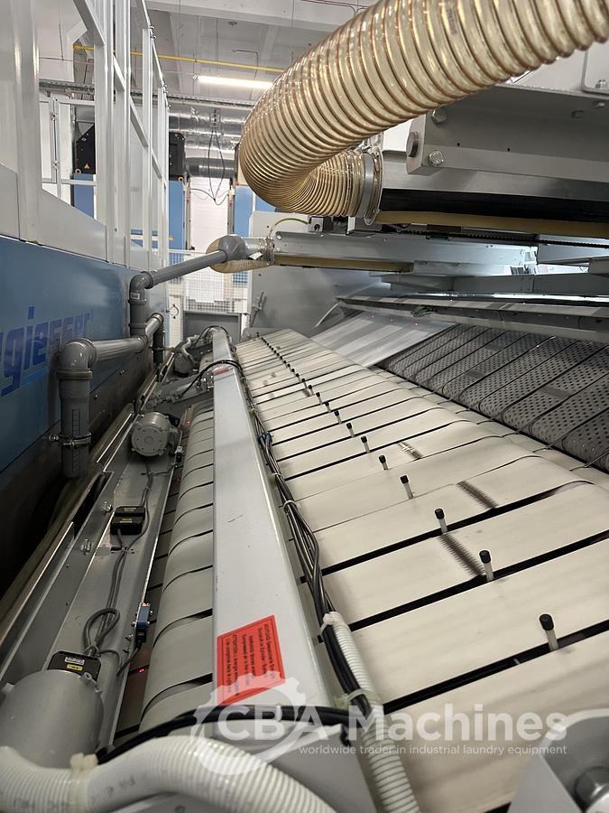Used 2020 Ironing Line Kannegiesser 2 roll 1200x3500mm GAS - EMQ Synchro + HPM-II GAS + SFM.II 1-2-4 lanes