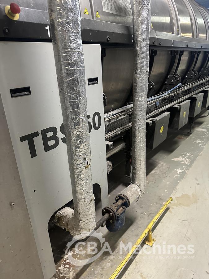 Used 2009 Girbau CBW System 12x50 with press + 100kg dryer