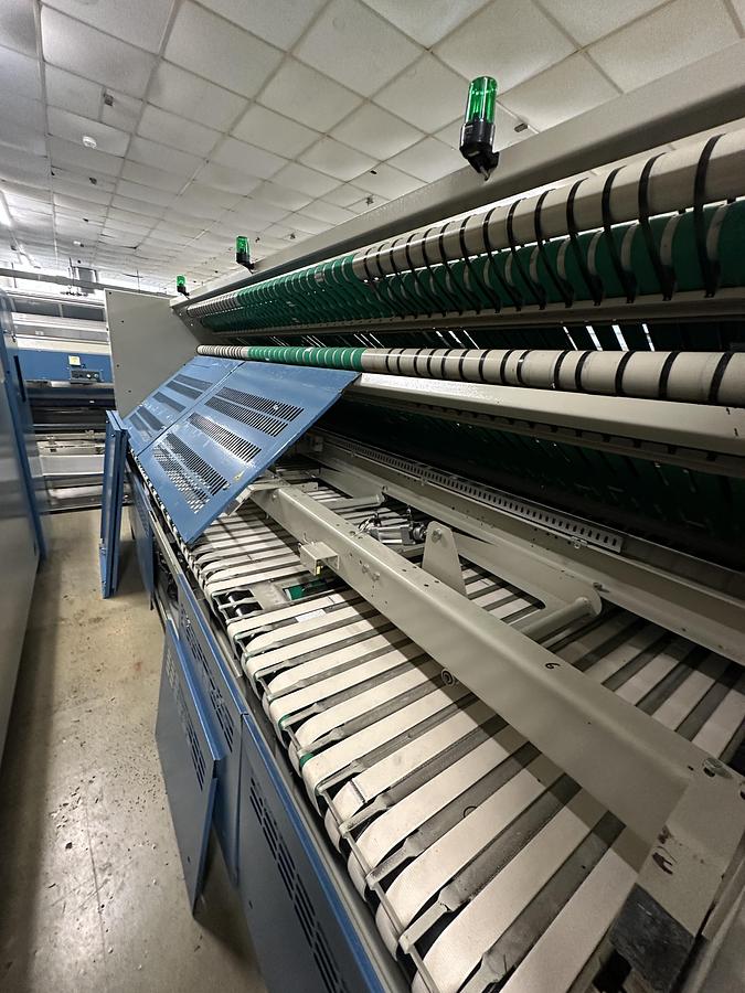 Used 2011 / 2005 Kannegiesser Ironing Line GAS 1x2000x3500mm: EMD - HPMG- RFM