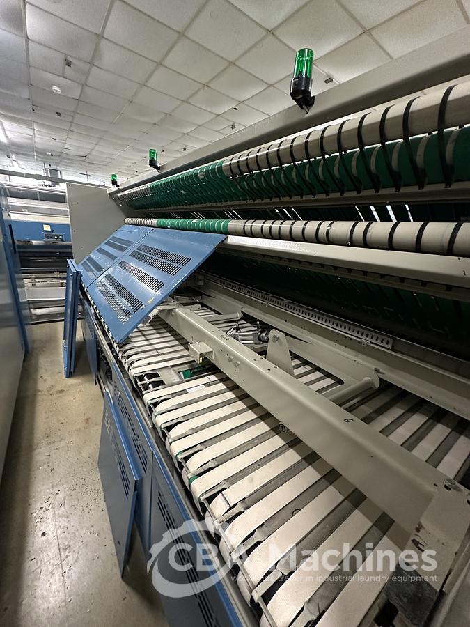 Used 2011 / 2005 Kannegiesser Ironing Line GAS 1x2000x3500mm: EMD - HPMG- RFM