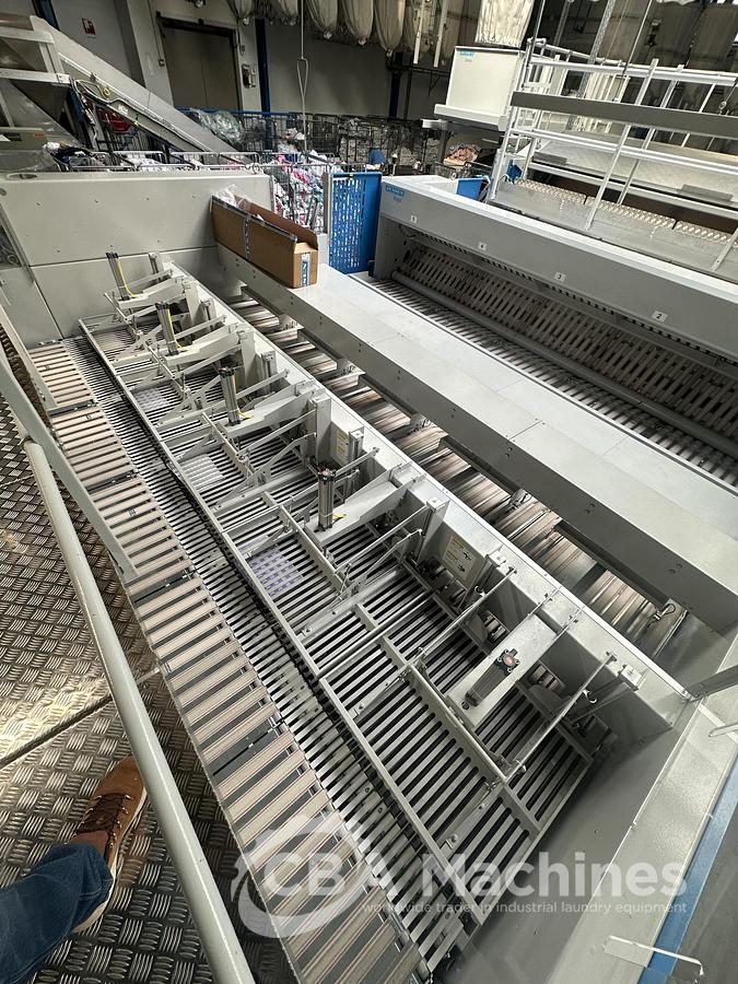 Used 2022 Ironing line Jensen Basic Plus (1029) + EXP 2000 (1030) + Magic (1031) + Napkin Bottom Up (1032)