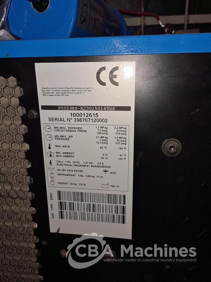 Used 2013 Miscellaneous 2x Compressor Met Vat en  ( 474 )