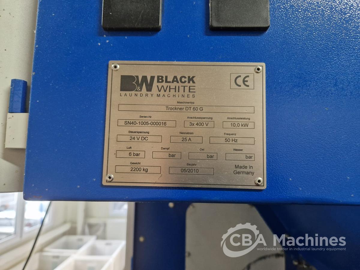 Used 2010 Dryer Black & White Trockner DT 60 G