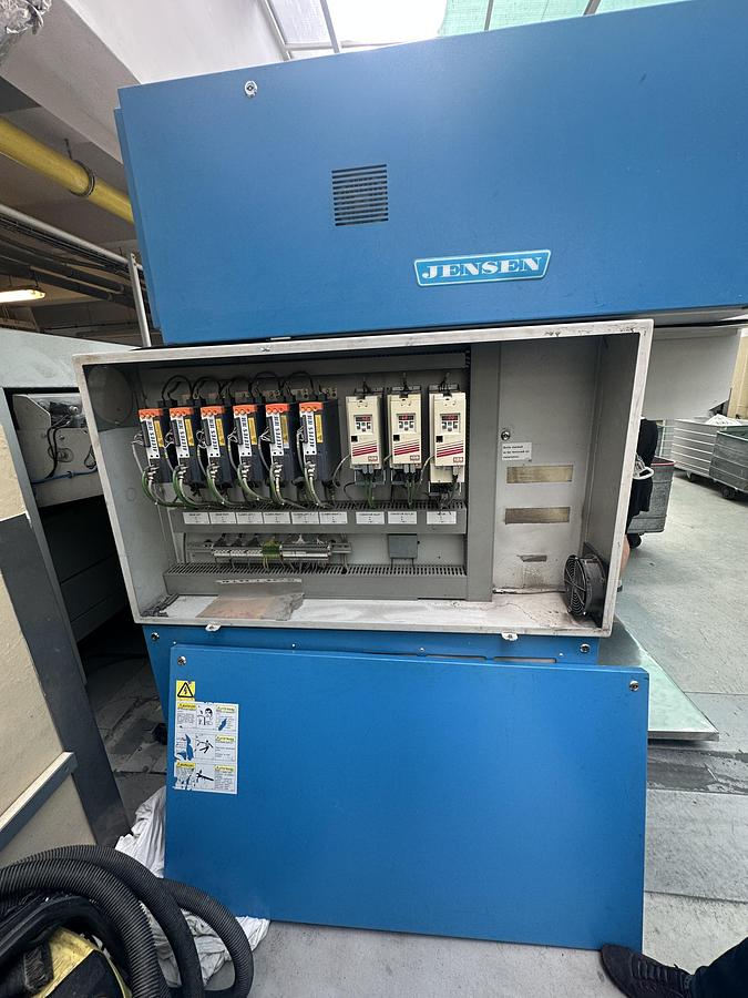 Used 2010 Jensen Ironing Line Logic Plus - Jenroll EXPG 2x1200x3500mm GAS - Classic Folder