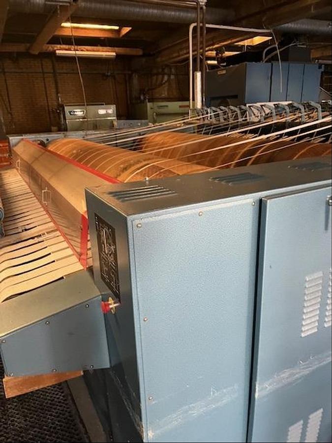 Used 1985 Lapauw 2 roll 900 x 3300mm steam