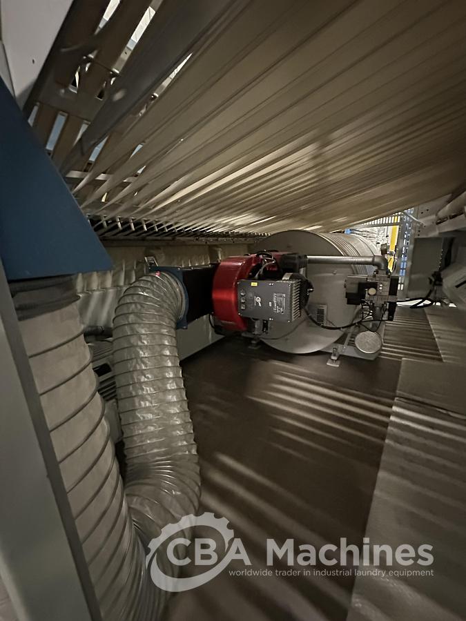 Used 2020 Ironing Line Kannegiesser 2 roll 1200x3500mm GAS - EMQ Synchro + HPM-II GAS + SFM.II 1-2-4 lanes