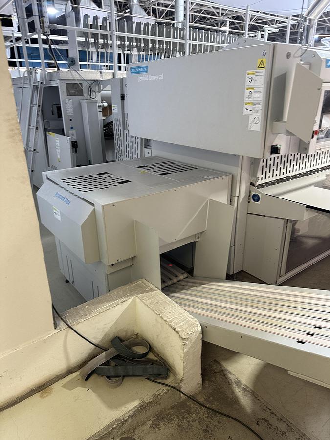 Used 2018 Jensen Ironing Line EXPG 2x1200x4000mm GAS - Logic Plus - Universal