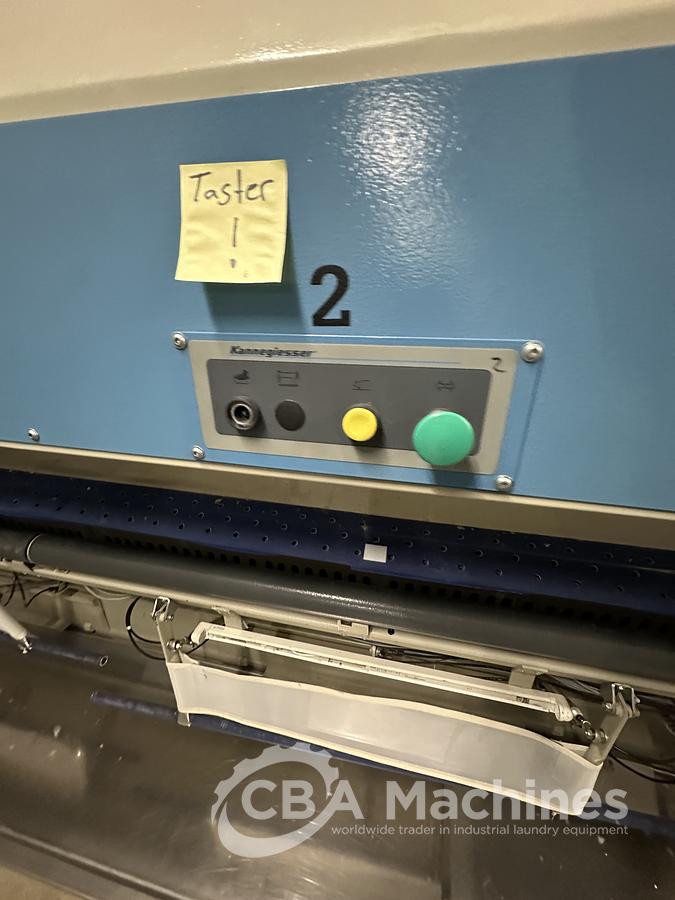 Used 2011 / 2005 Kannegiesser Ironing Line GAS 1x2000x3500mm: EMD - HPMG- RFM