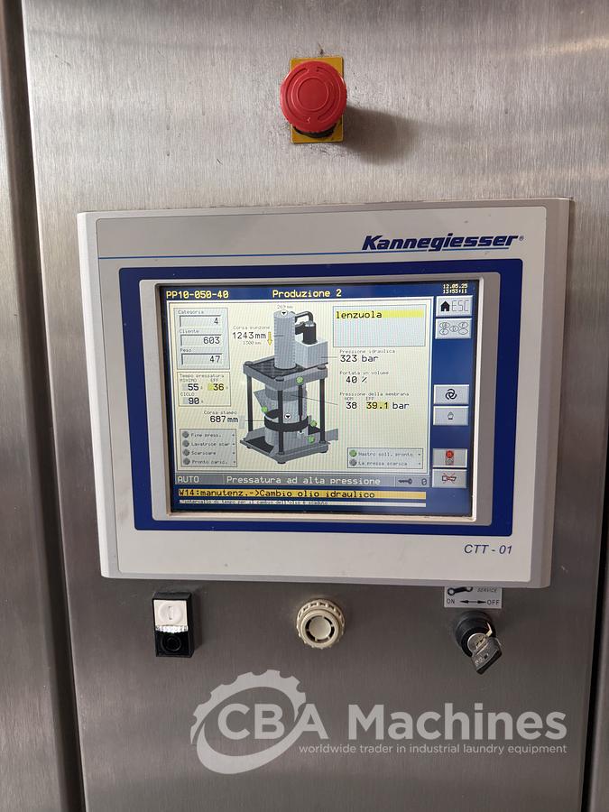 Used 2007 Kannegiesser Press PP 10-50-40 AT-LI