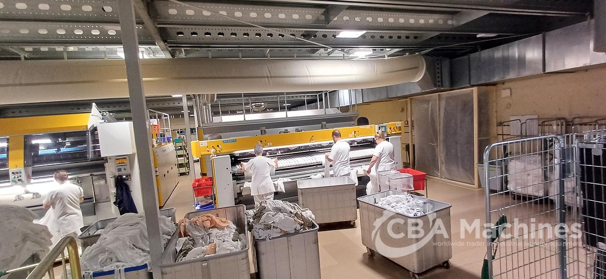 Used 2008 Jensen GAS Ironing Line 1 roll 2000x3500mm