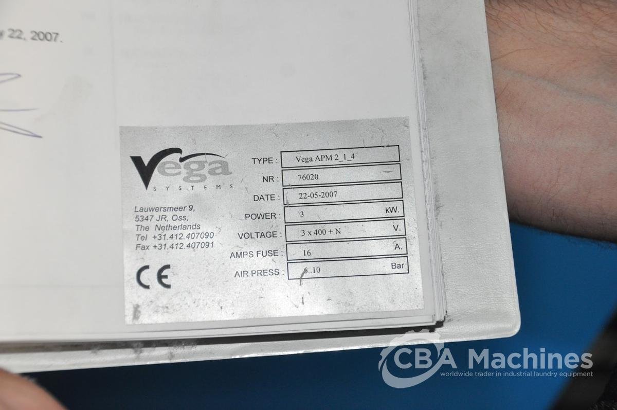 Used 2007 Folder Vega APM 2-1-4  3500mm ( 376 )