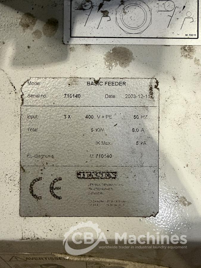Used 2003 Jensen Basic Feeder 3300mm