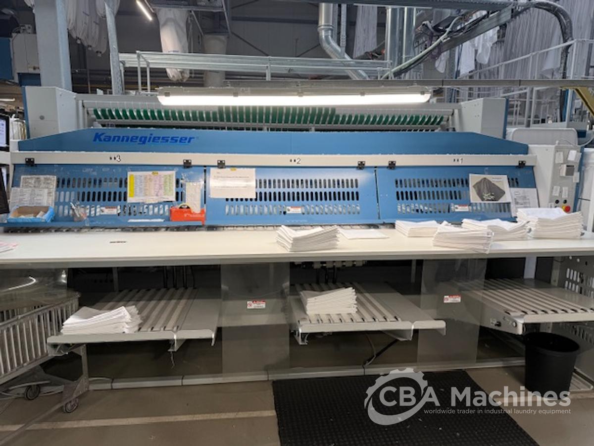 Used 2020 Kannegiesser SKF 3500mm 3 lanes Small Piece Folder-Stacker