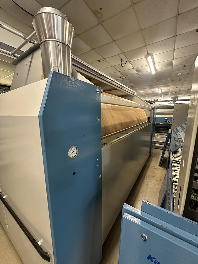 Used 2011 / 2005 Kannegiesser Ironing Line GAS 1x2000x3500mm: EMD - HPMG- RFM