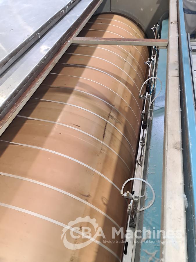 Used Ironing line Kannegiesser 2 roll 1200 x 3000mm steam year 2005/1997