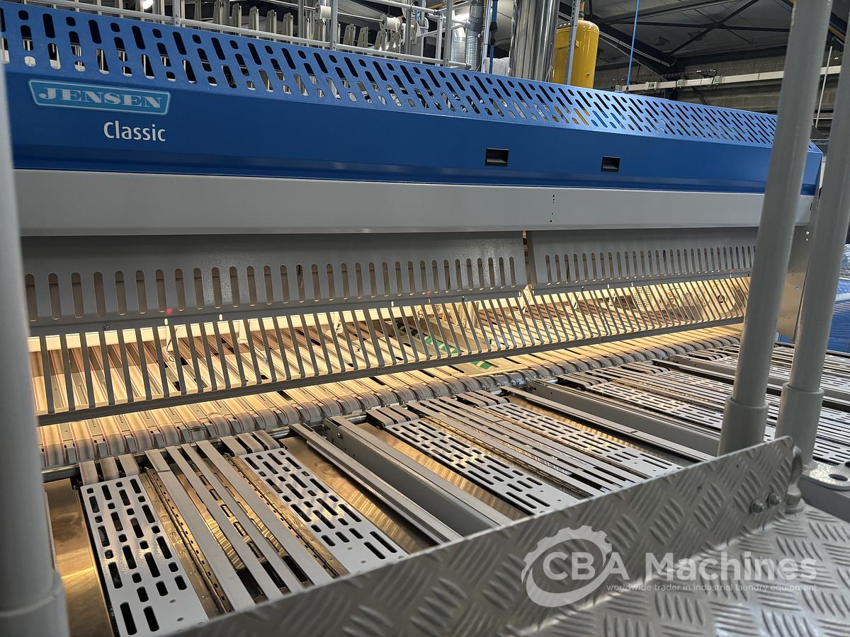 Used 2021 Jensen Ironing Line 2x1200x3500mm GAS - Logic Plus - Kalor - Classic - 4x Concorde