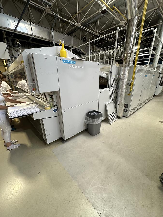Used 2018 Jensen Ironing Line EXPG 2x1200x4000mm GAS - Logic Plus - Universal