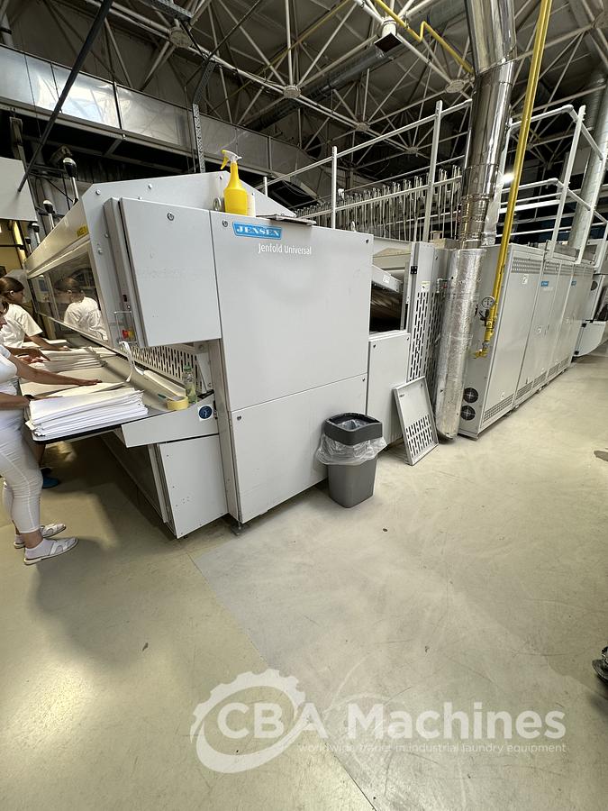 Used 2018 Jensen Ironing Line EXPG 2x1200x4000mm GAS - Logic Plus - Universal